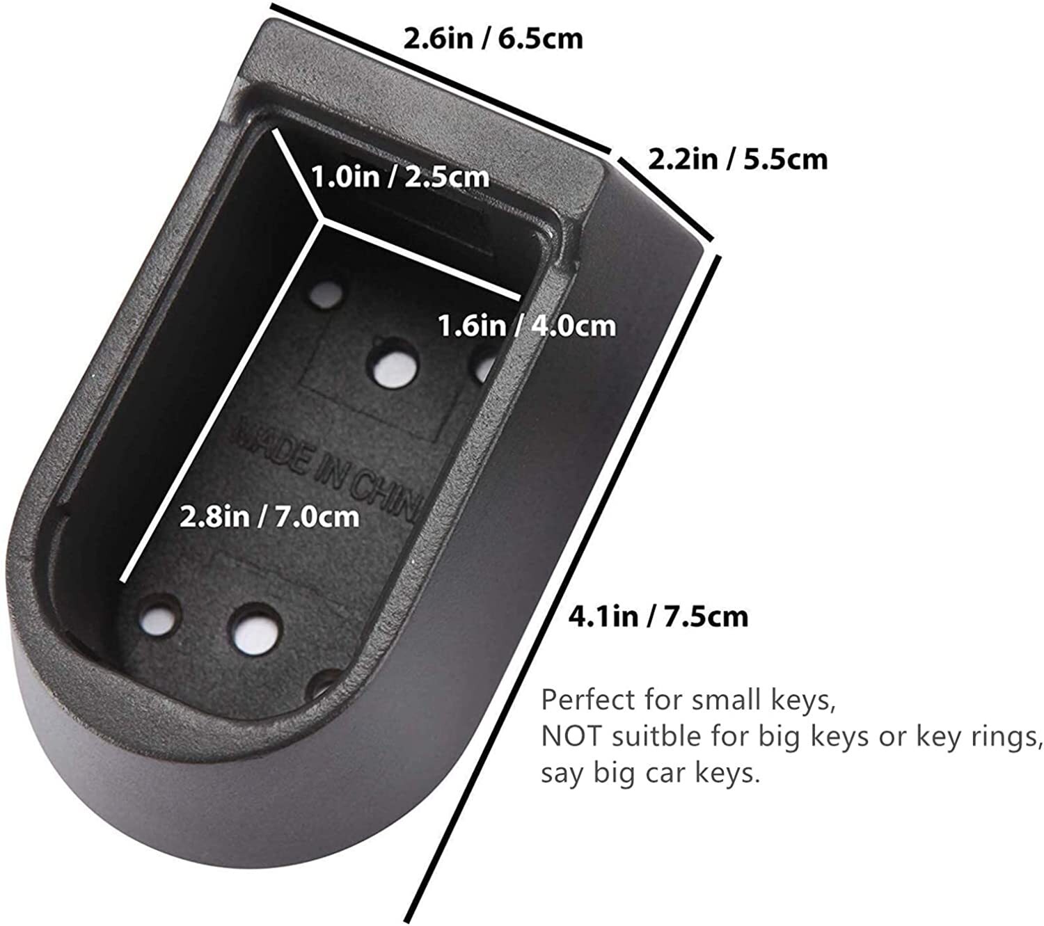 Mounted Push Button Combination Key Safe Storage Security Lock Box Rubber Cover
