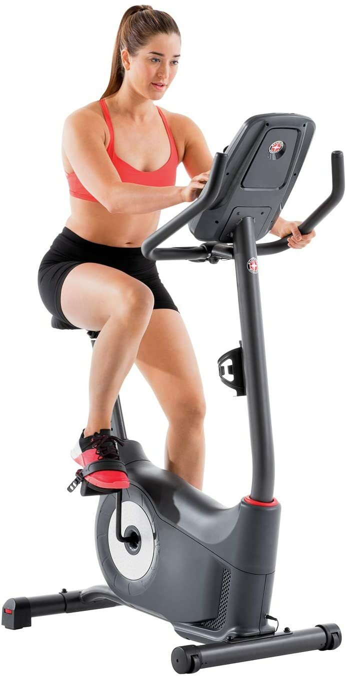 Schwinn Fitness 130 Upright Stationary Cardio Home Workout Trainer Exercise Bike