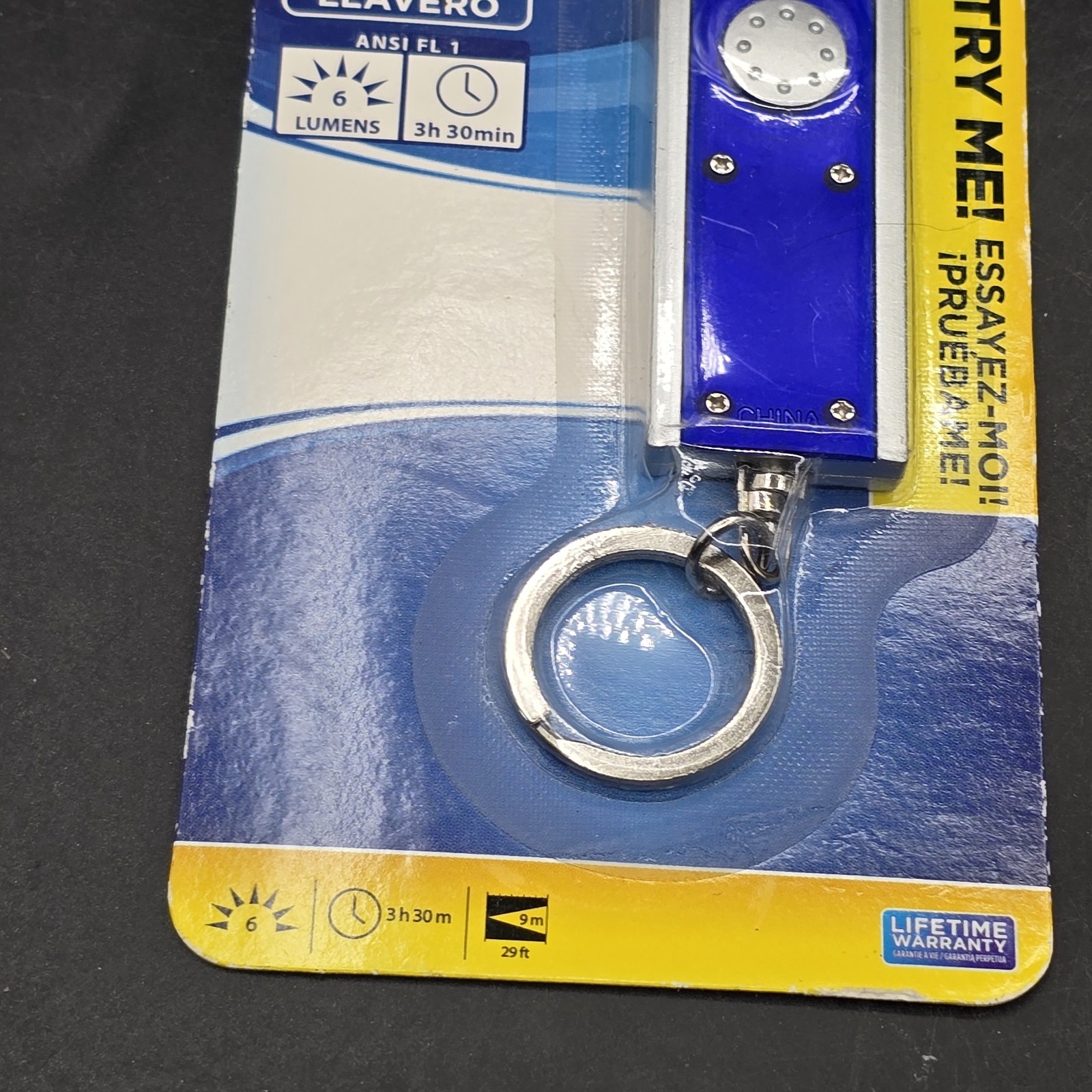 RAYOVAC Keychain Value BrightLED Flashlight Light Blue New Sealed