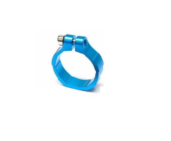 Lamptron Elite Aluminum Reusable 5/8" OD Liquid Tubing Clamps - Anodized blue