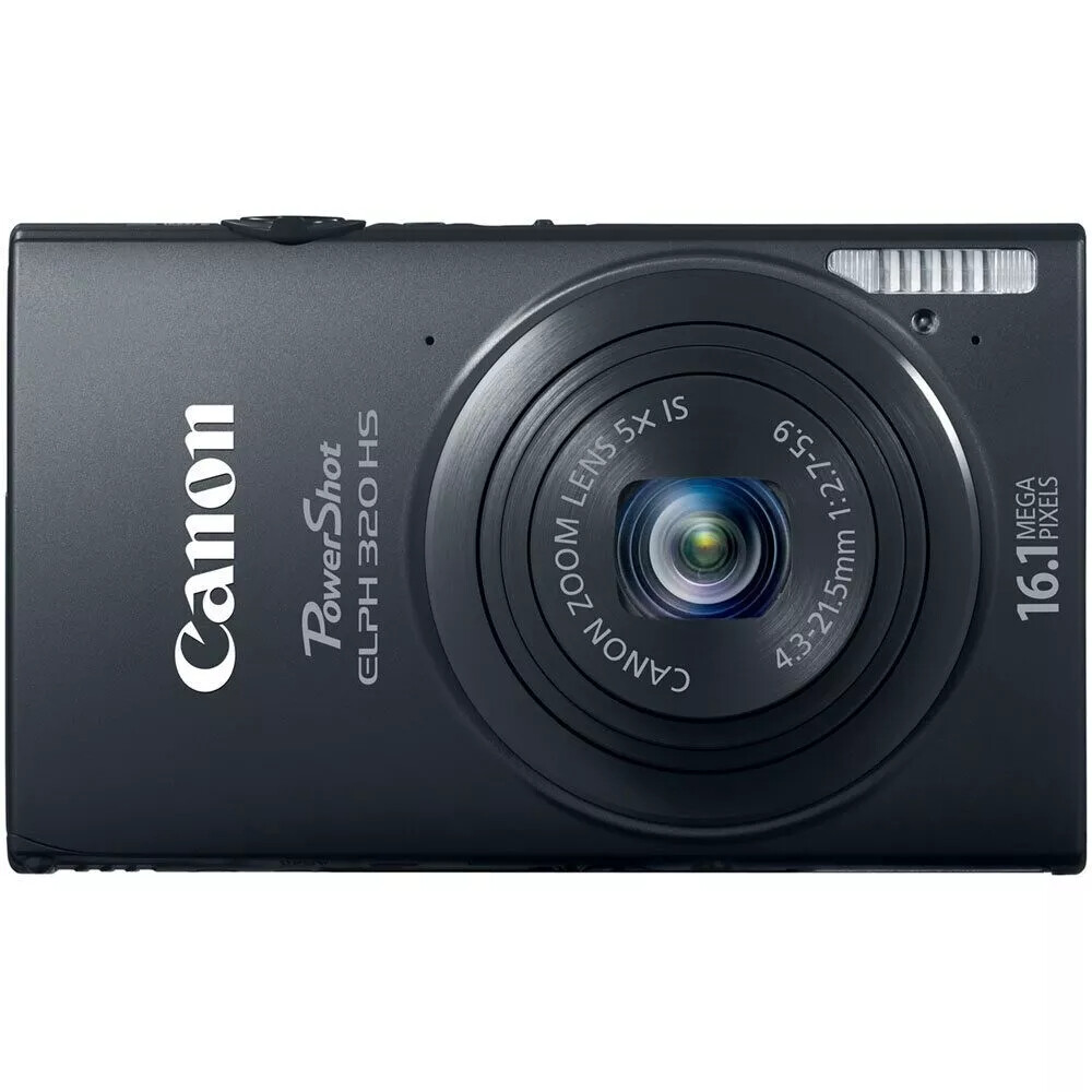 Canon IXY 420F PowerShot ELPH 320 HS IXUS 240 HS 16.1MP Digital Camera-Black