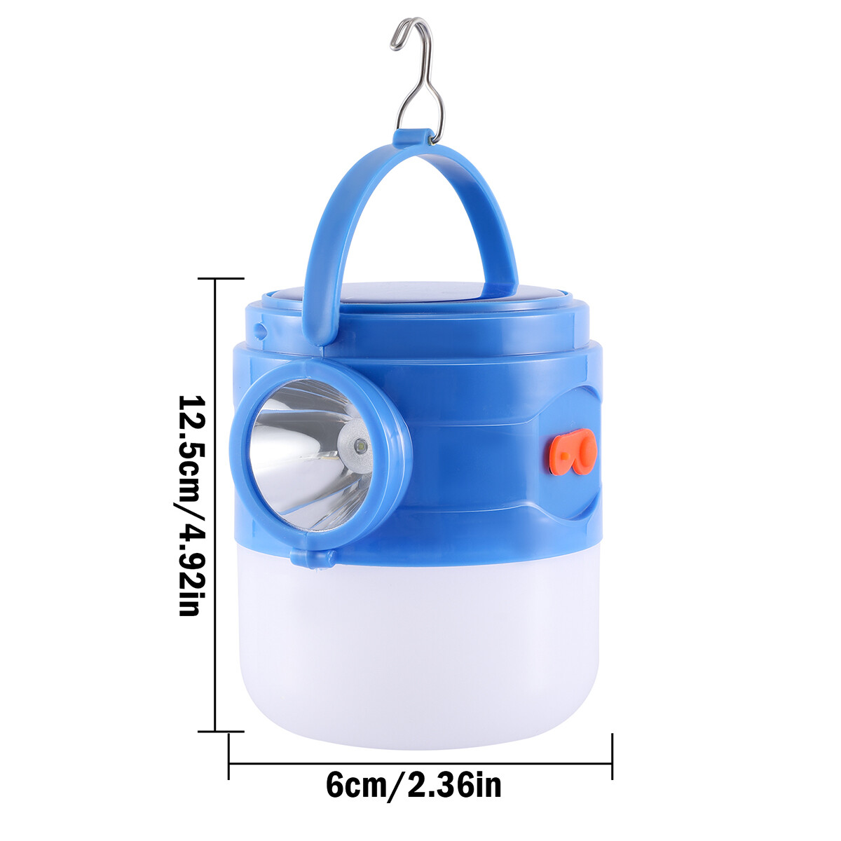 Solar Camping Lantern Flashlight Lamp Portable Rechargeable LED USB Powered A+++
