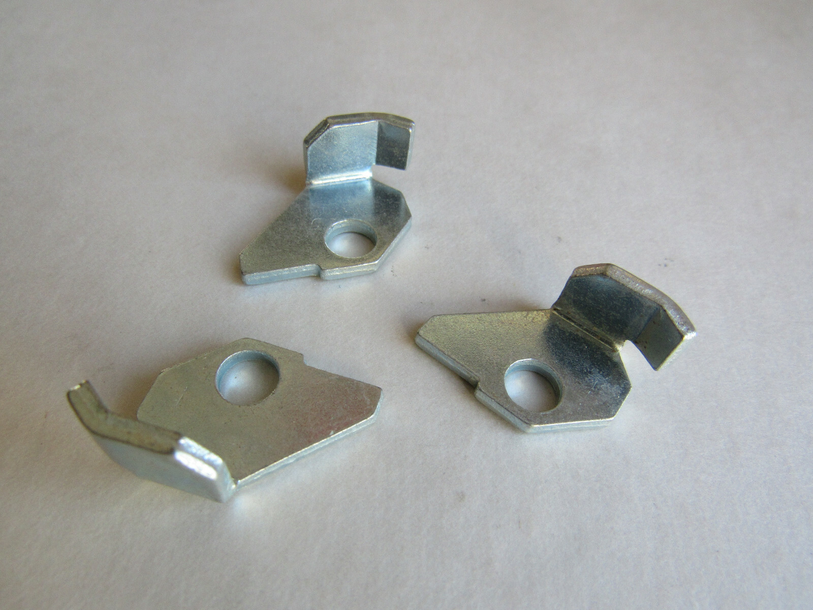New Set Lot of 3 Centar All Steel 5455 Locker Handle Catch USA 1.125"x.75"x.5"