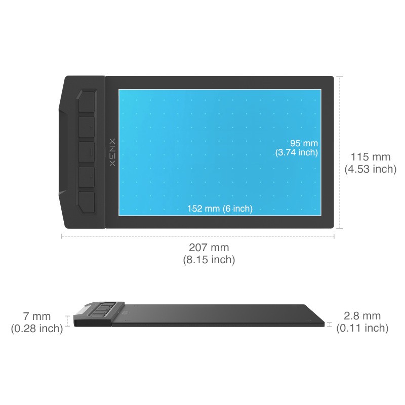 X1-640 Sensitive Graphics Tablet Phone, Computer, Writing Drawing Tablet