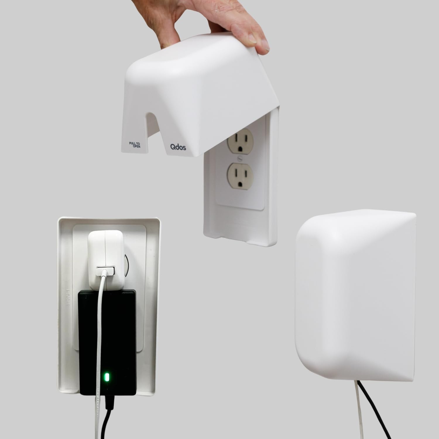 QDOS Large Outlet Cover Box 2 Pack