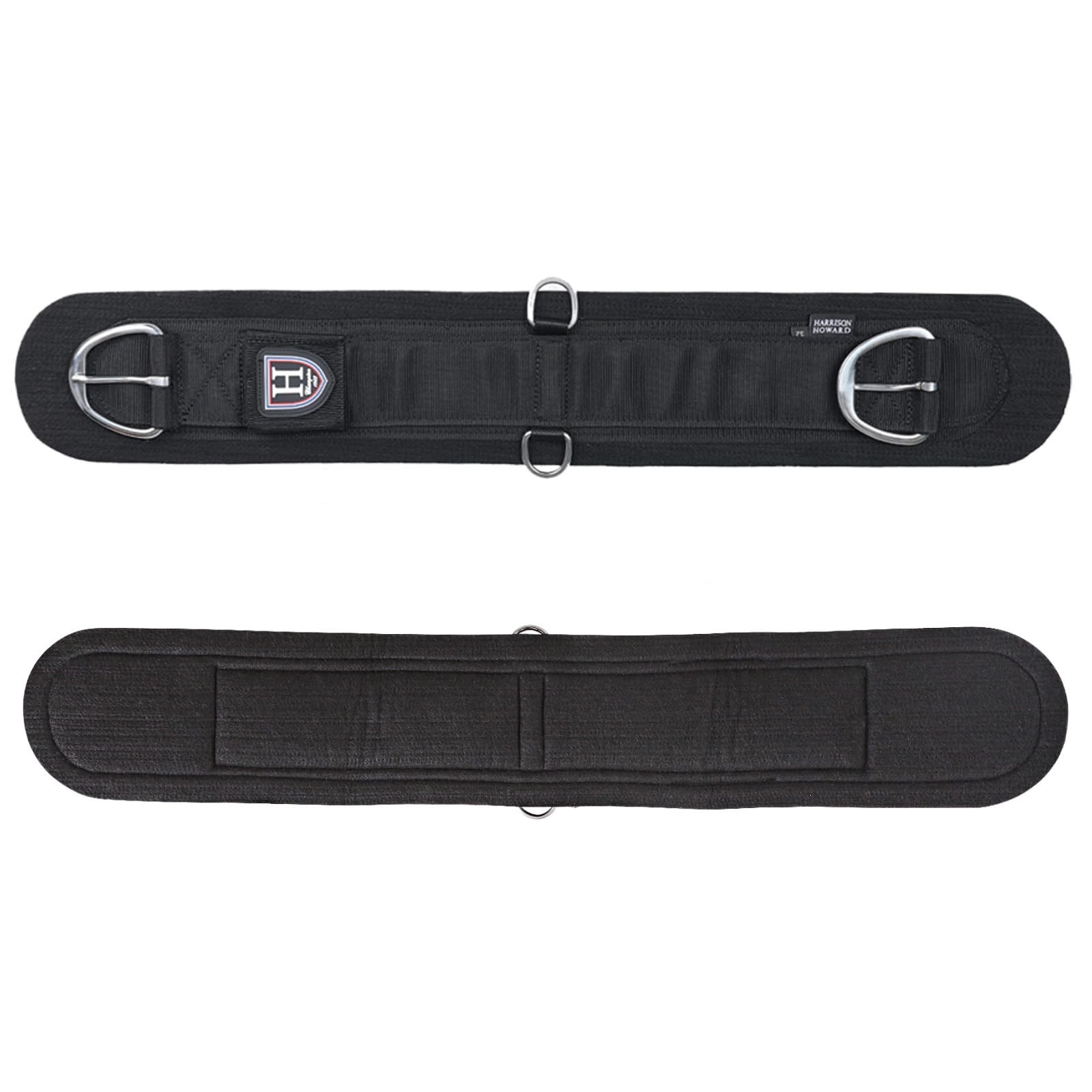 Harrison Howard Western Felt Lined Soft-Touch and Anti-Slip Straight Cinch fo...