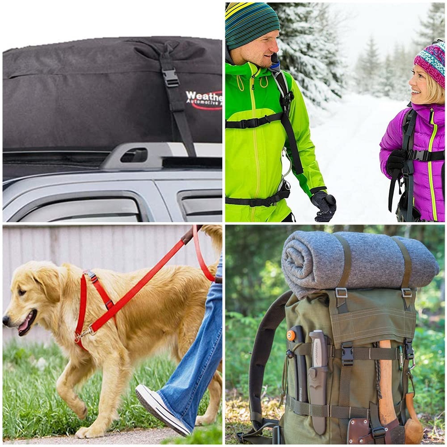 CooBigo quick release buckles 3/4"sets