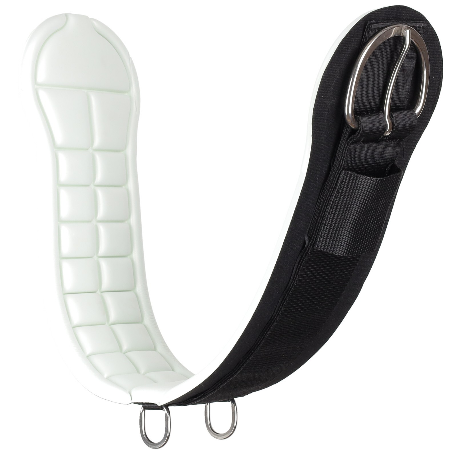 COOL FLOW CINCH Showman Padded Girth Stainless Steel Hardware Cinch Right Buckle