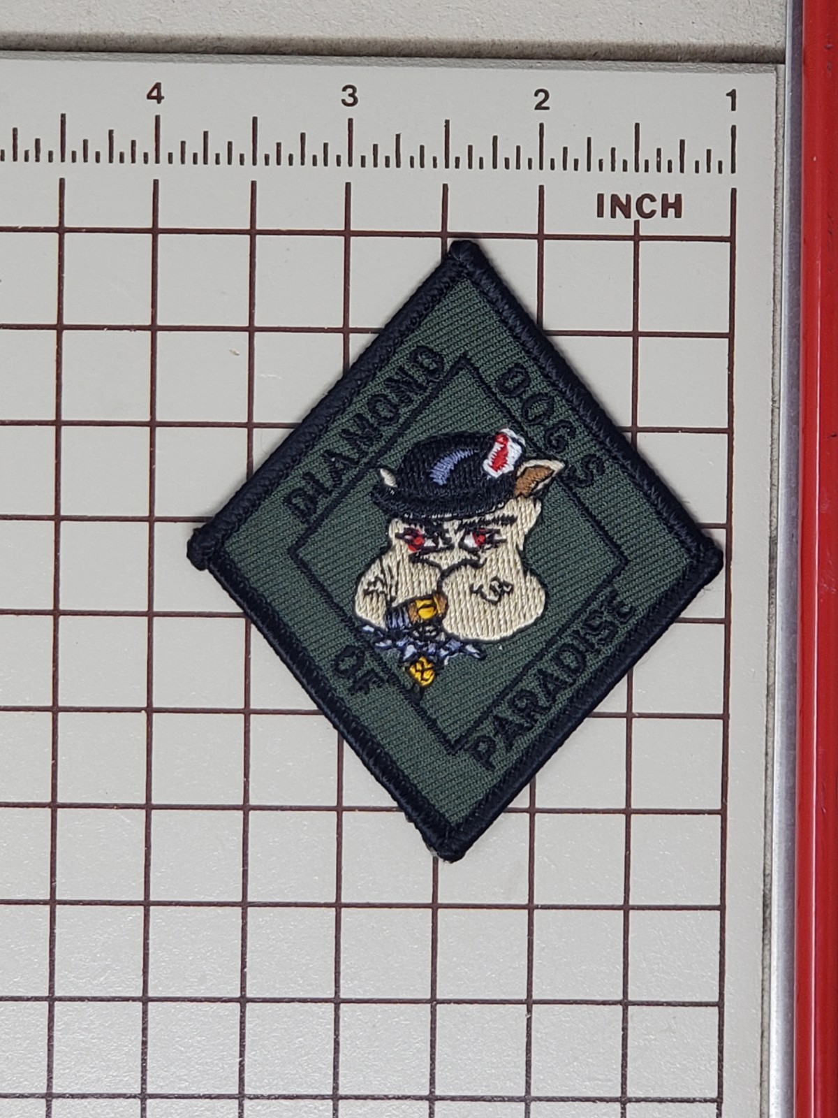 Early 90s Paintball Patch - Diamond Dogs of Paradise