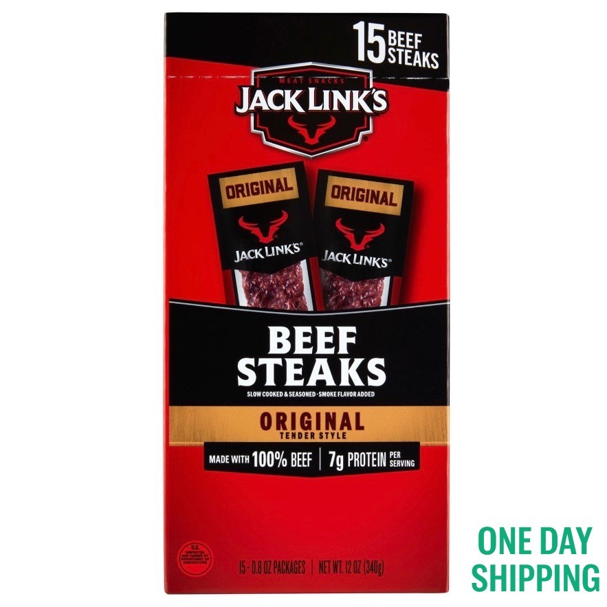 Jack Link’s Original Tender Style Beef Steak 15 Pack Jerky