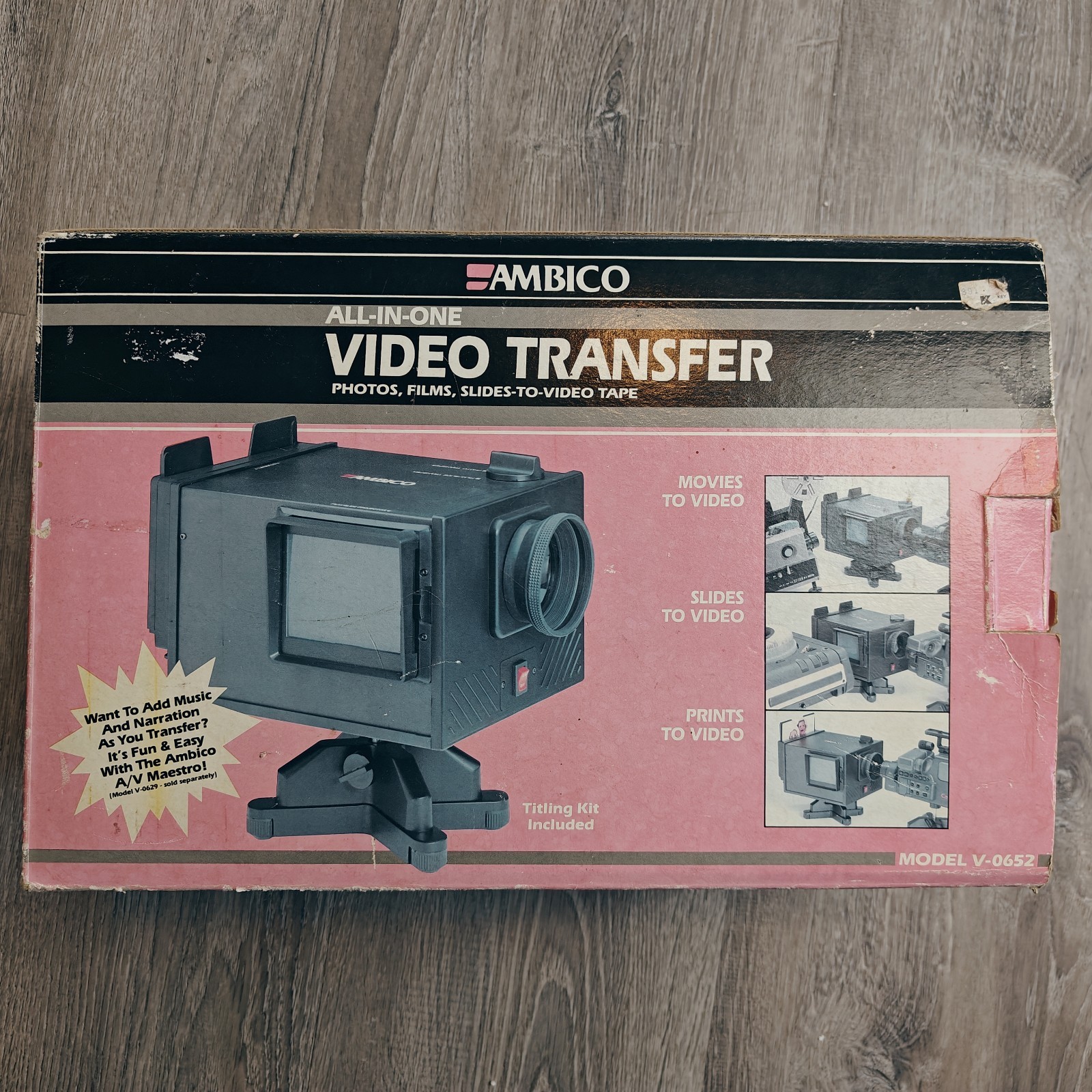 AMBICO V-0652 ALL-IN-ONE VIDEO TRANSFER SYSTEM Model V-0652