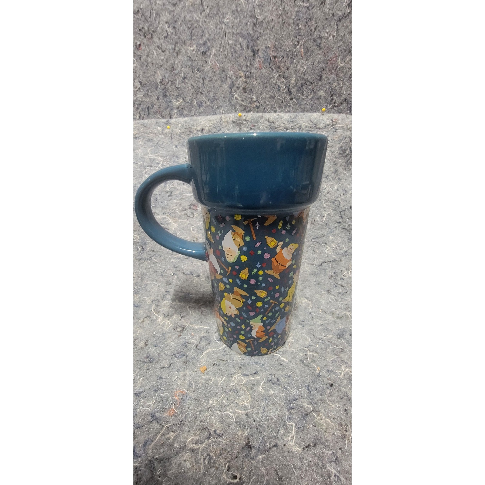 Disney Teal Coffee Tea 7 Drwarfs Mug