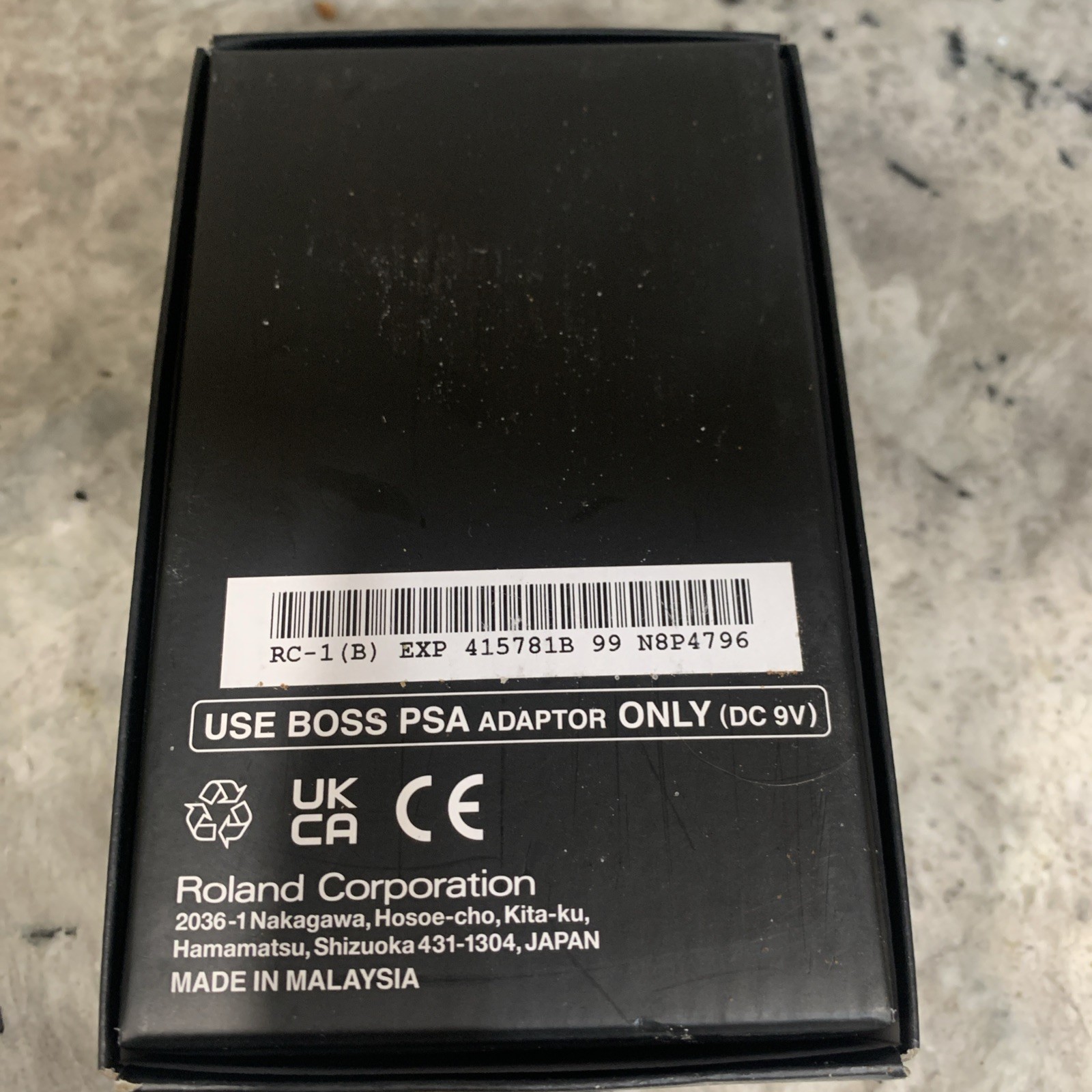 Boss RC-1 Loop Station Effect Pedal New in Open Box