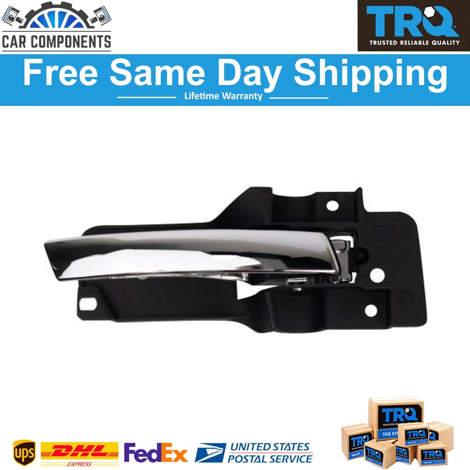 TRQ Front Passenger Side Interior Door Handle For 2008-2020 Dodge Grand Caravan