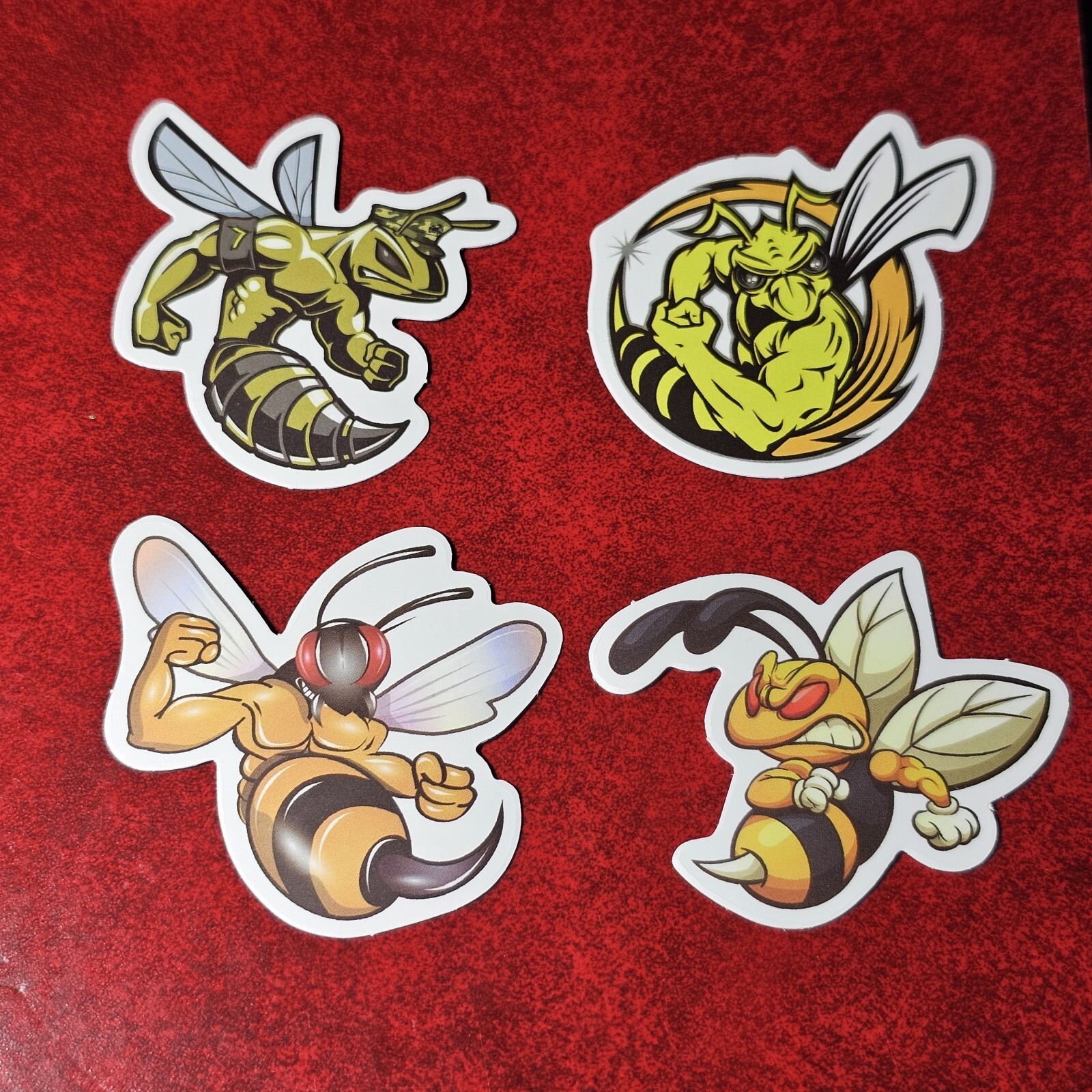 WASP BEE 🐝 BODYBUILDING STICKERS LOT S67 LAPTOP JACKED WEIGHTLIFTING GYM MUSCLE