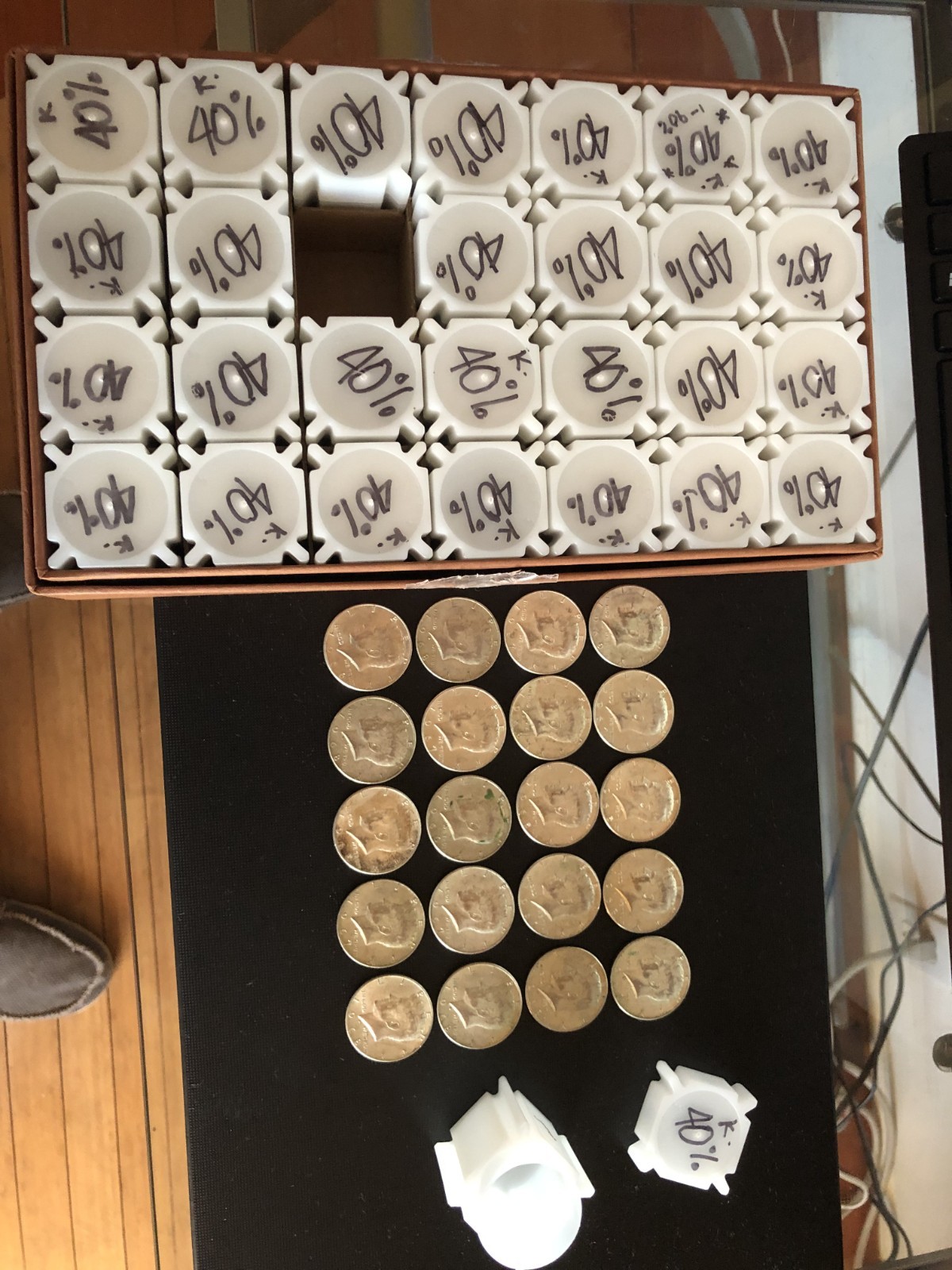 1965-1969 40% Silver Kennedy half dollars rolls