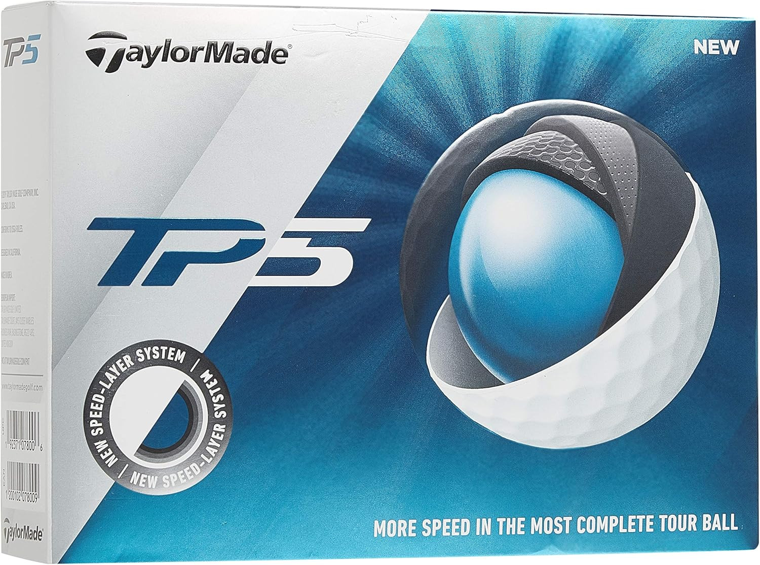TP5 Golf Balls (One Dozen), White, Large
