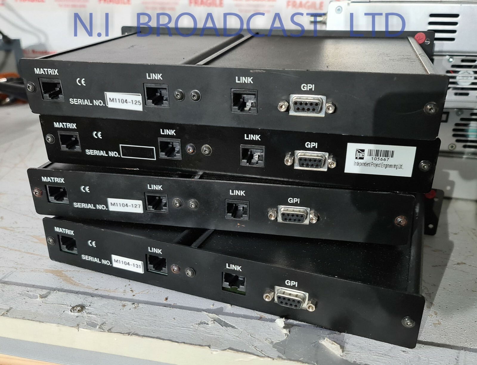 4x Audionics remote boxes and headphone control