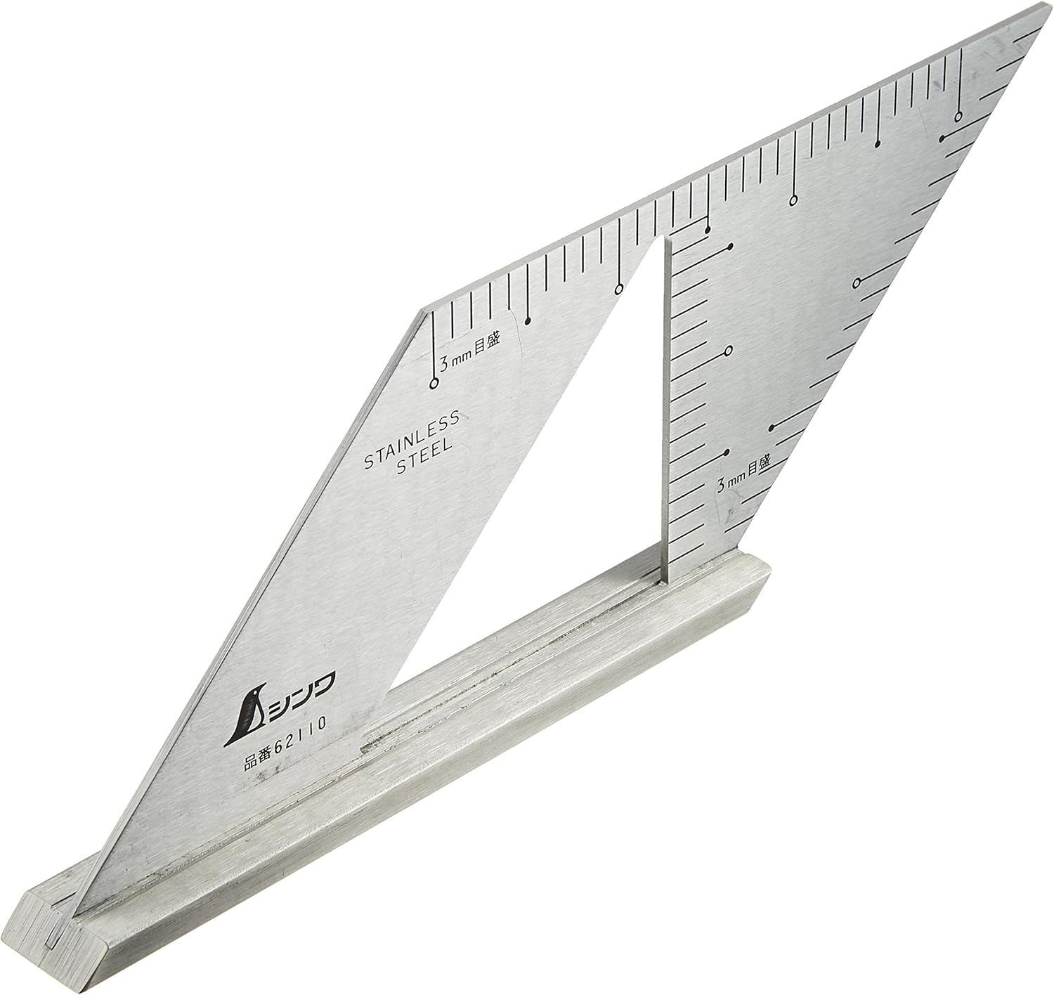 Shinwa Sokutei Ruler with Right Angle 62110
