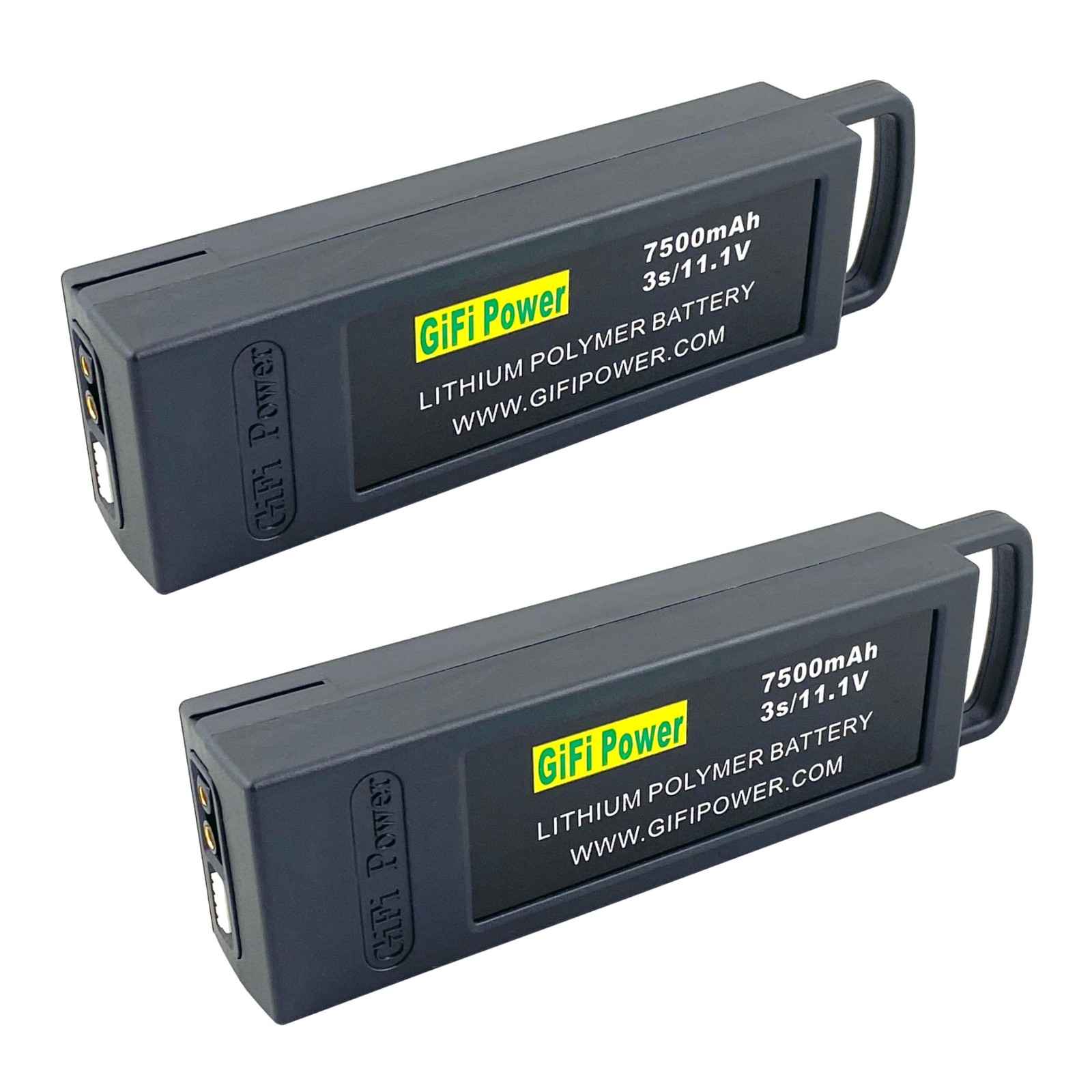 2-Pack 7500mAh 3S LiPo Battery for Yuneec Typhoon Q500 Q500+ Quadcopter Drone 4K