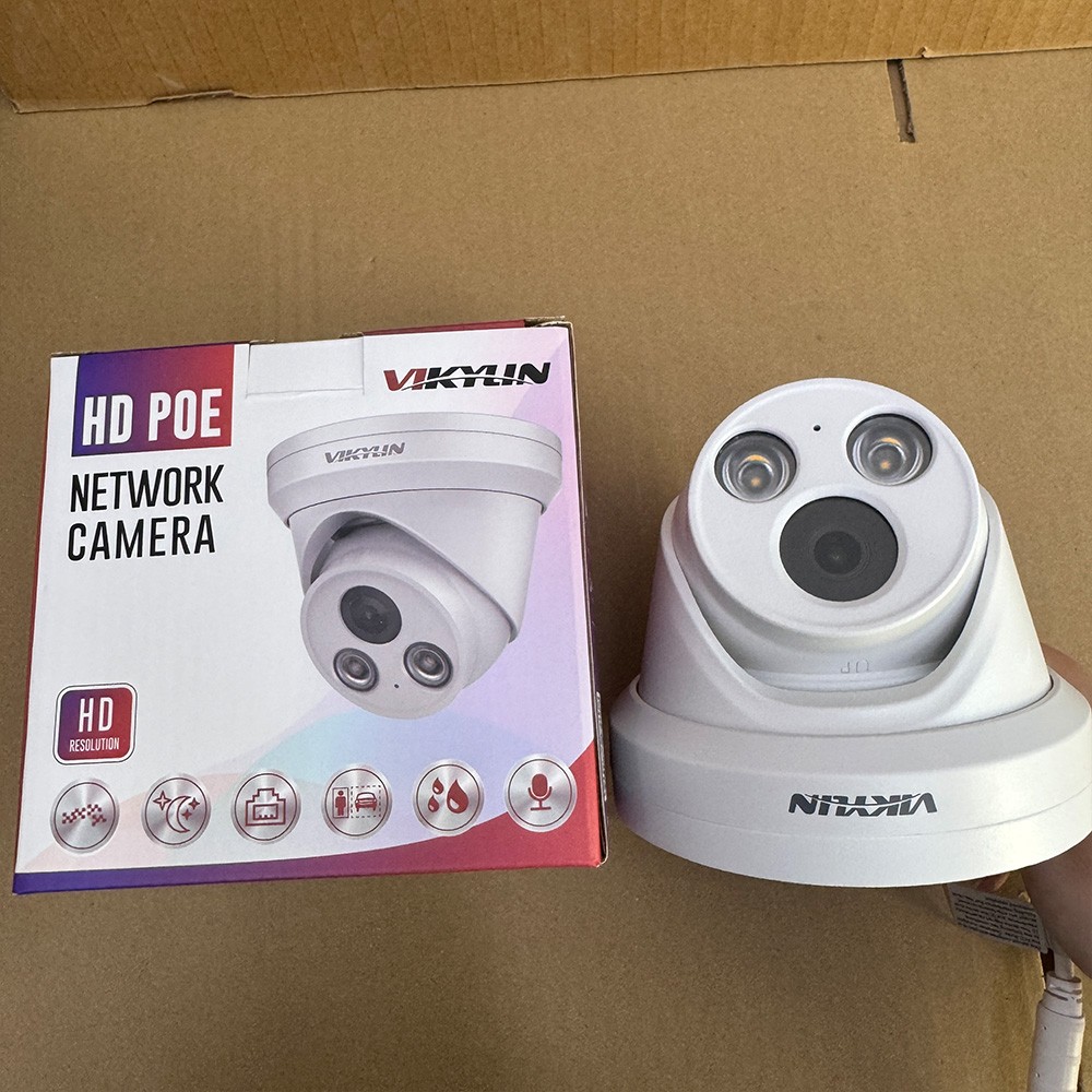 VIKYLIN C52 POE Dual Light Color+IR 5MP Network IP Camera Microphone Onvif NDAA