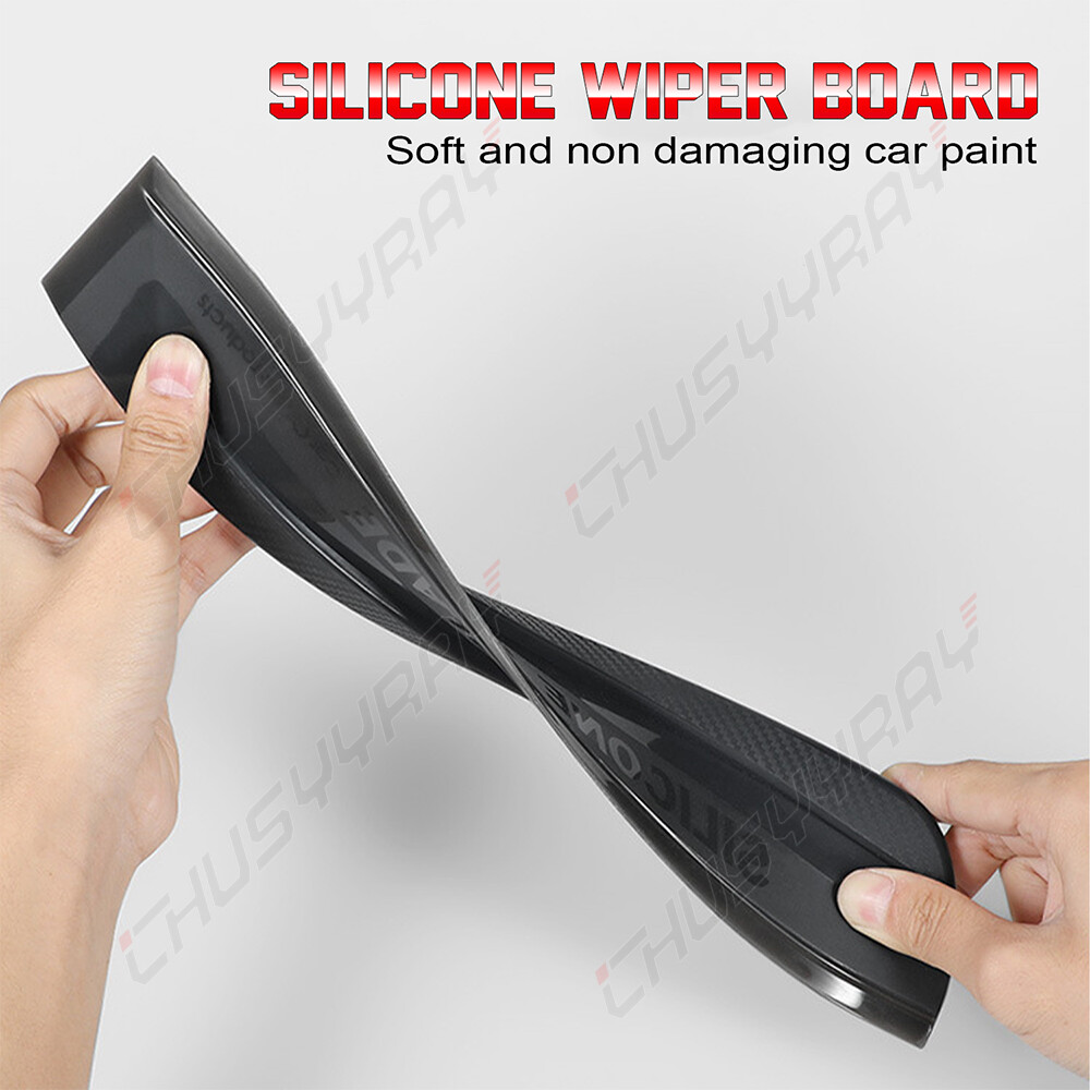 Non-Scratch Flexible Silicone Handy Squeegee Car Wrap Tools Water Window Wiper