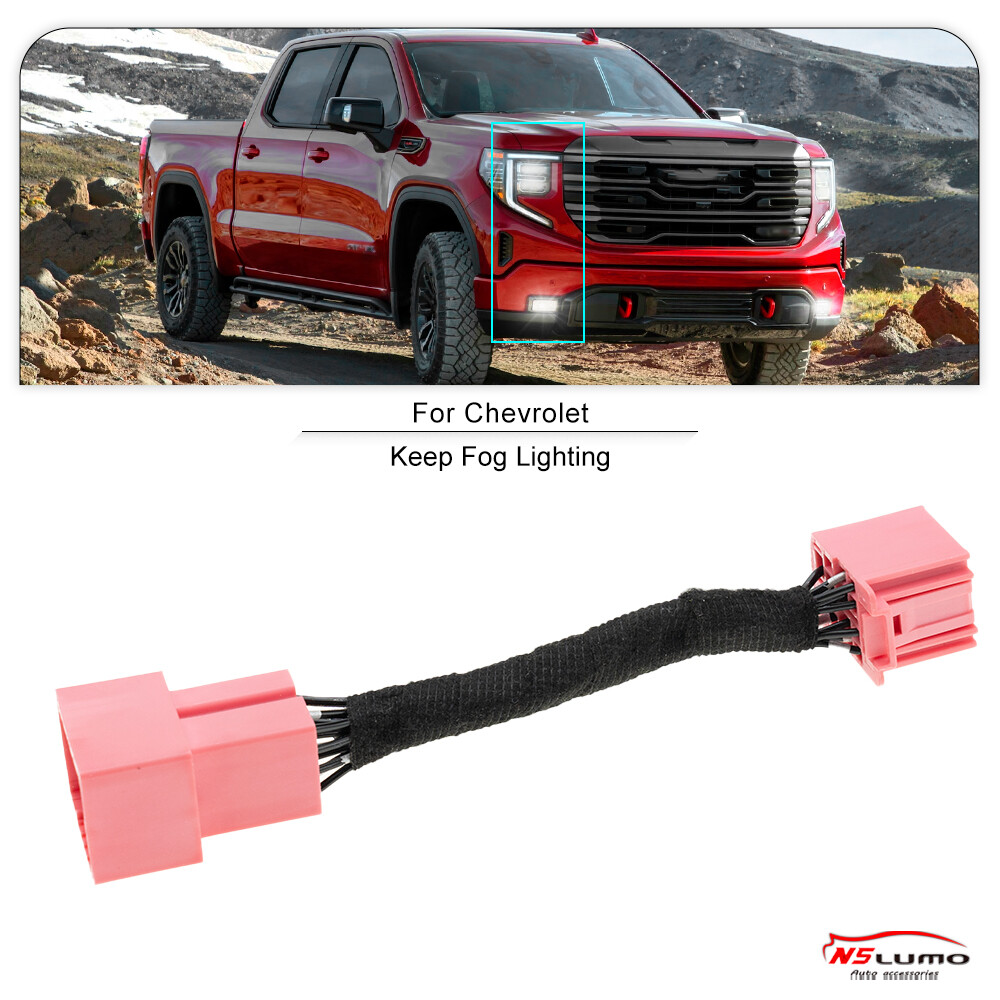 Fog High Beam All Lights Kit P&P Harness For 22+ Chevy Silverado/GMC Sierra 1500