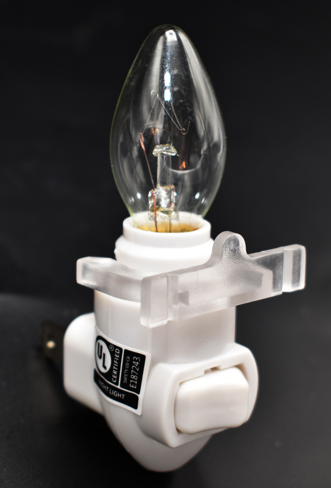 2-Pack: Night Light Base Kit - DIY Night Light Parts plus Bulb and Mounting Clip