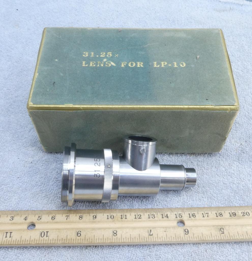 Vintage Japan No. 312563 31.25x Lens For LP-10 w/ Box !