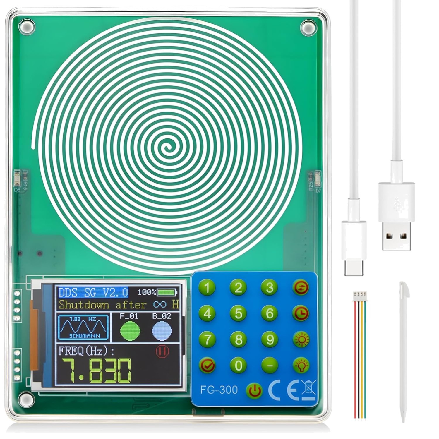 Adjustable Schumann Resonance Generator Sound Frequency Rife Machine Healing