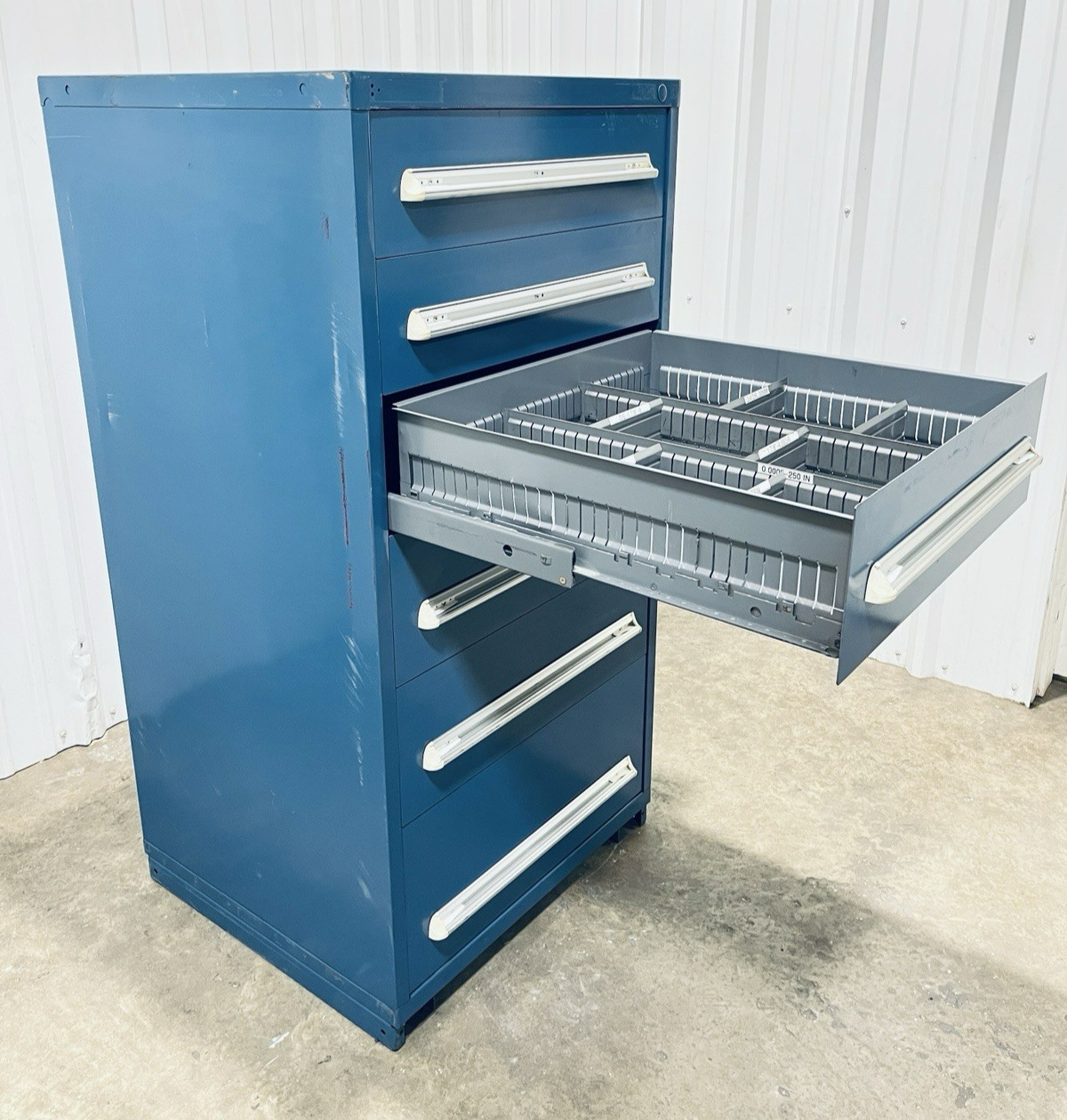 Stanley Vidmar Cabinet 6-Drawer Tool Cabinet Parts Storage 30" x 27-3/4" x 59"