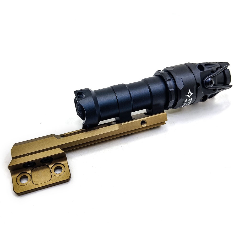 K1 Style LED Flashlight For Outdoor Hunting with Picatinny / Mlok Rail Mount