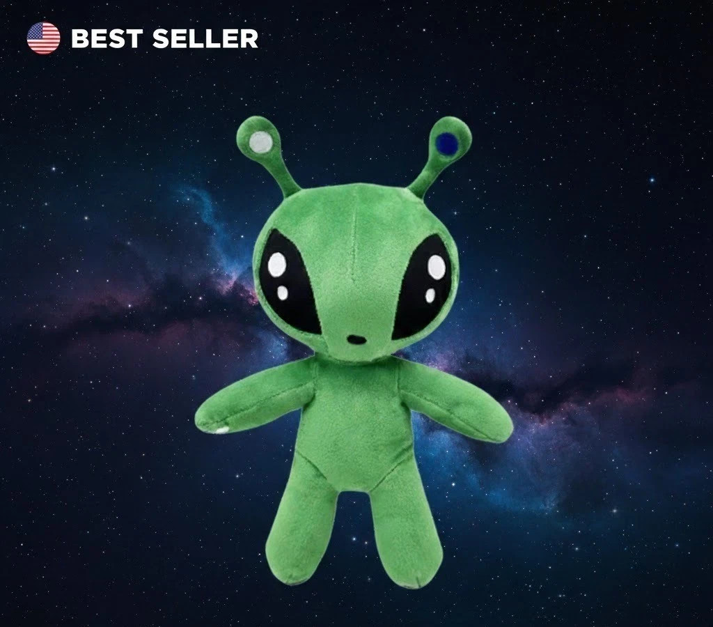 30CM IKEA AFTONSPARV Alien Plush - Green Kids' Favorite 13 ½" Soft Toy Anime NEW