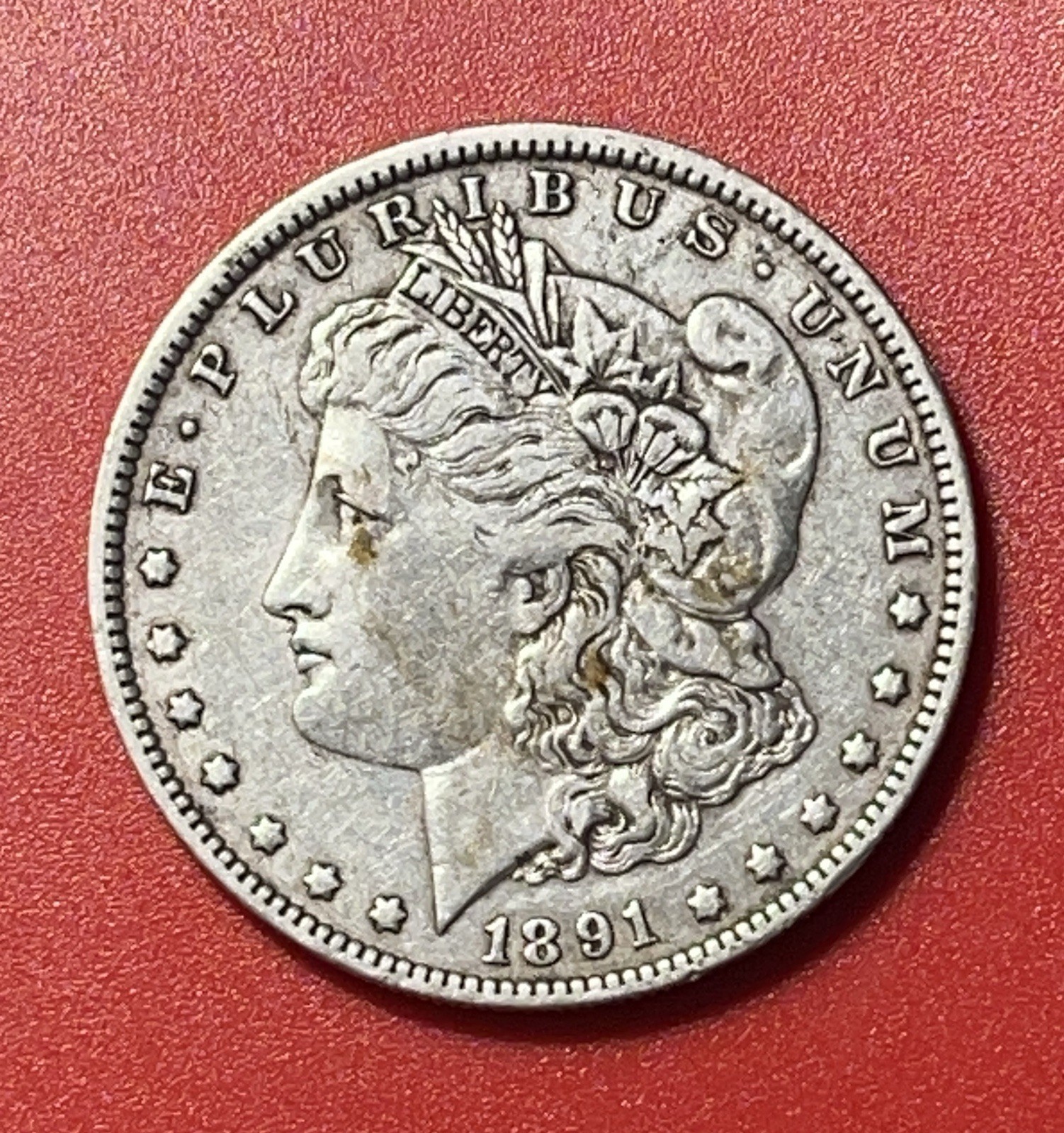 1891 O Morgan Silver Dollar, Circulated, As Shown.  Better Date, Mint Mark.