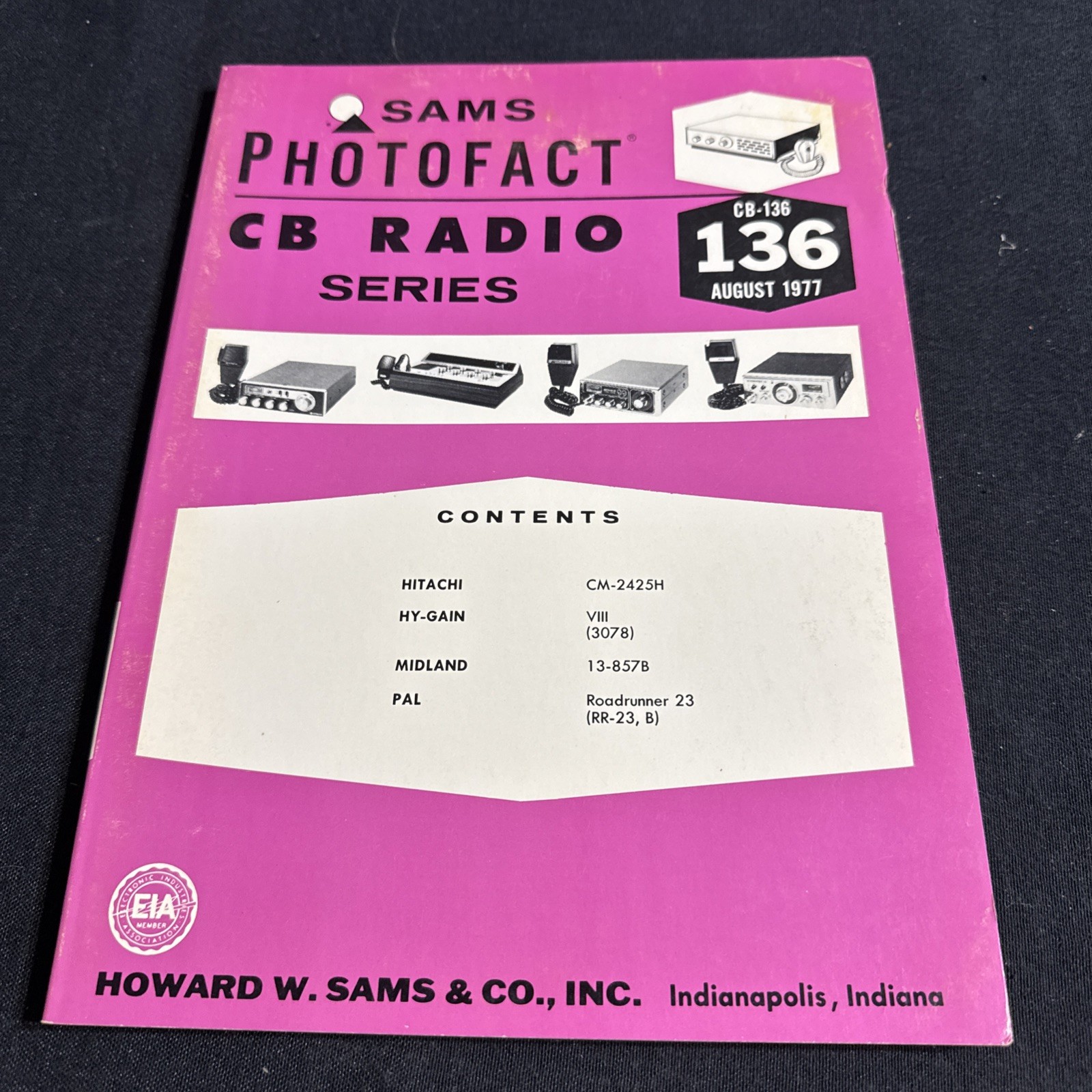 SAMS Photofact CB Radio Series Manual CB 136 August 1977
