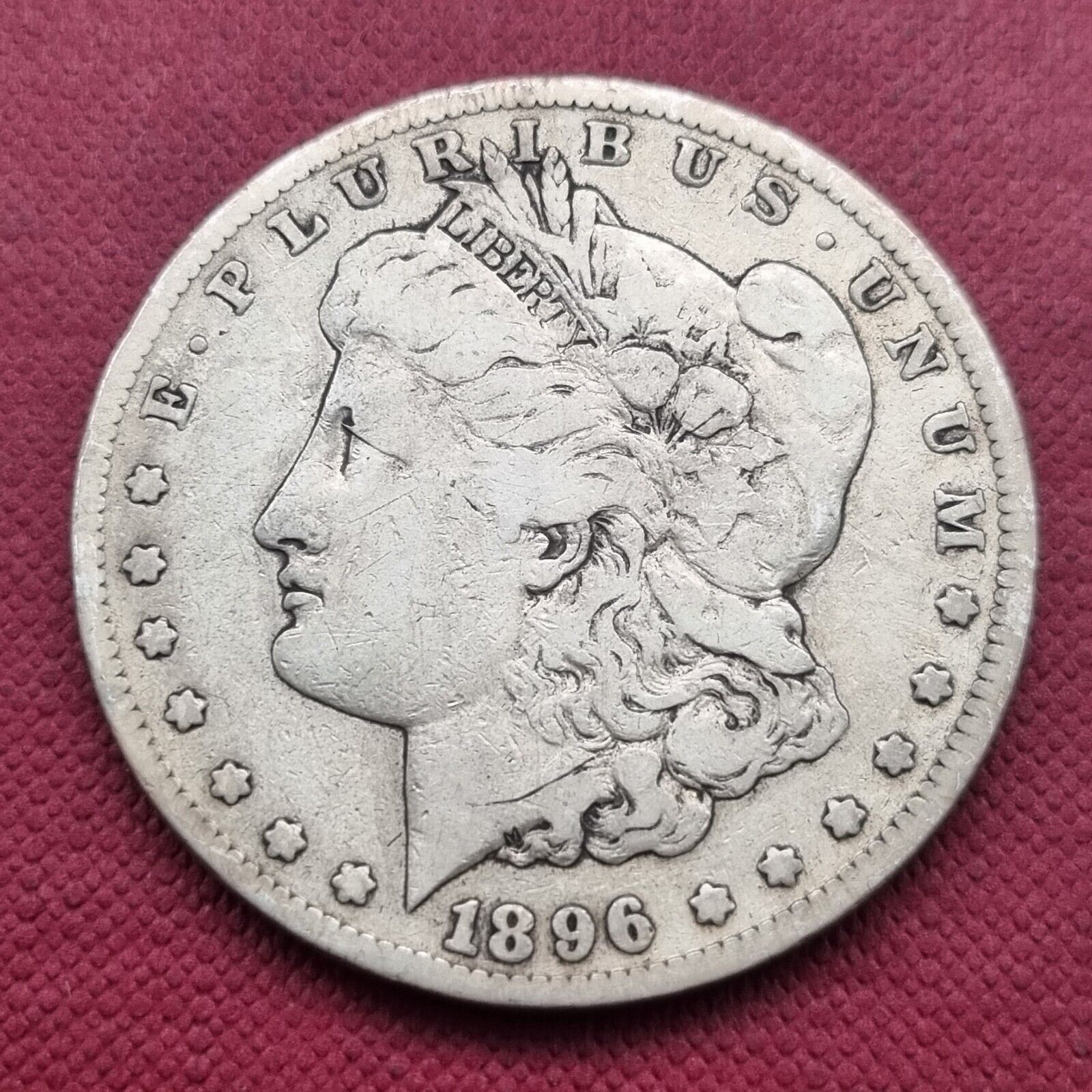 1896 S Morgan Dollar $1 Better Grade #48745