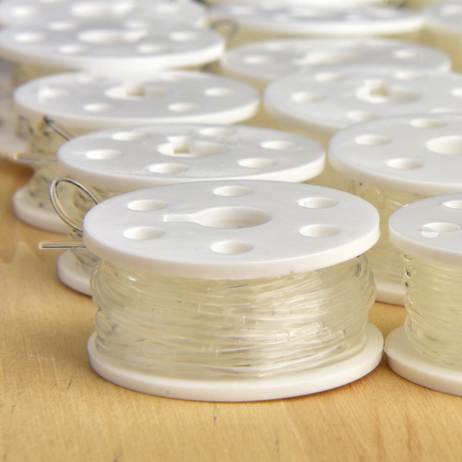 10 x 6M Elastic Stretchy Beading Thread Cord 0.8mm Jewellery Making String Craft