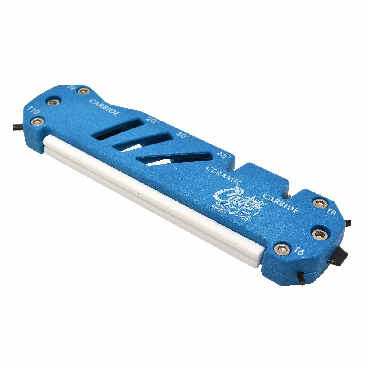 Camillus Cuda Knife Shield & Hook Sharpener Angles Carbide Ceramic Screwdriver