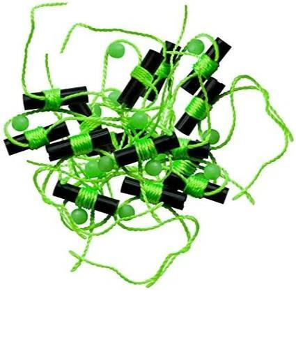 Rod-N-Bobb's 15 pack Bobberstops w/Glow Beads Choice of Chartreuse/Pink/Orange