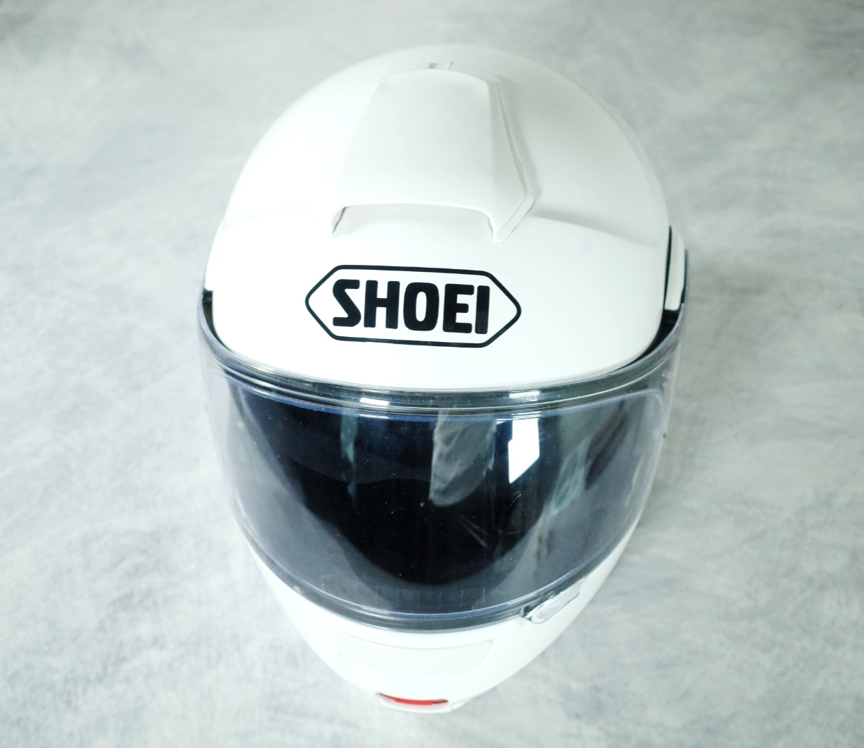 Shoei Neotec Modular Helmet DOT Certified White (L) - NO RIGHT EAR PADDING