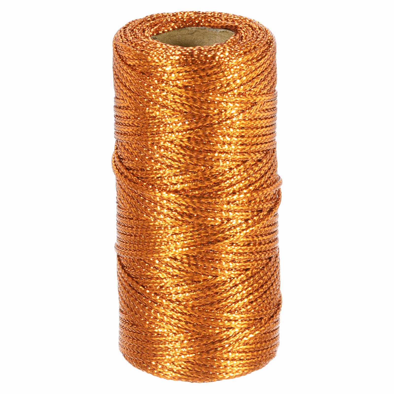 1.5mm Metallic Bakers String, Metallic Bakers Twine, Dark Gold Tone, 55Yards