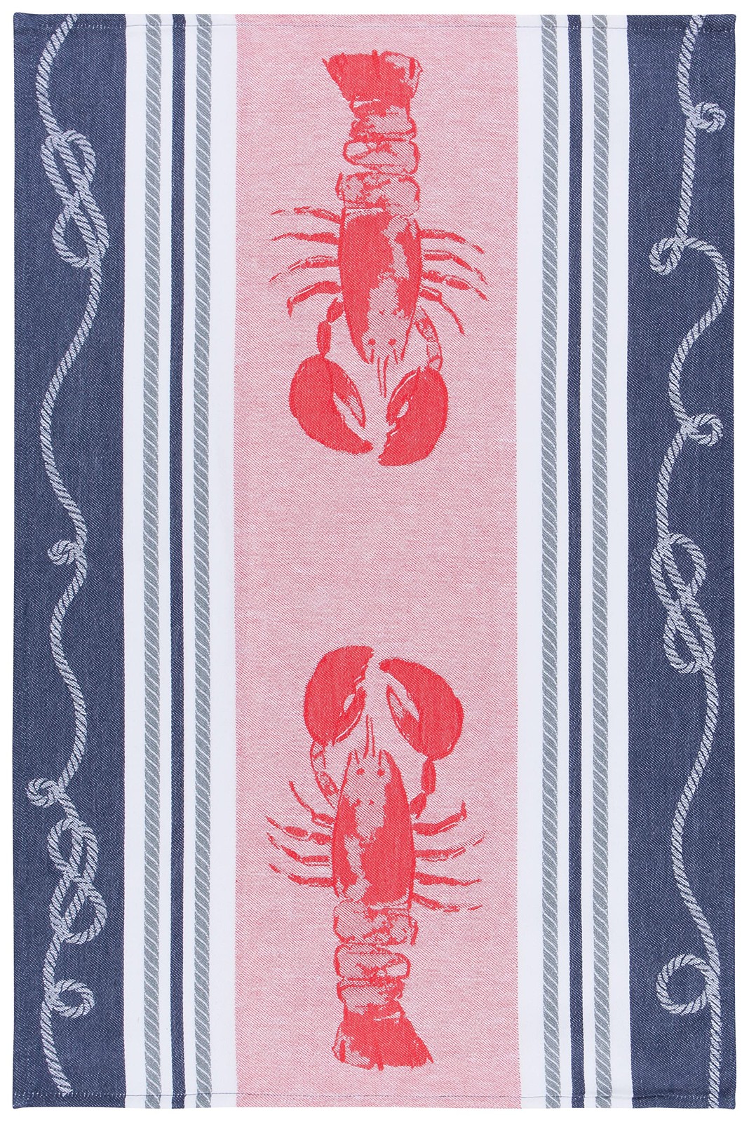 Now Designs Kitchen Jacquard Dishtowels, Lobster W18 x L28in,