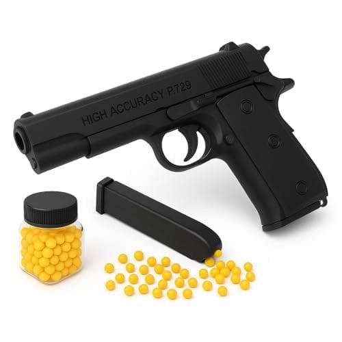 Kids Outdoor Toy Gun Set with 200pcs 6mm BBs Target Shooting Fun Toy