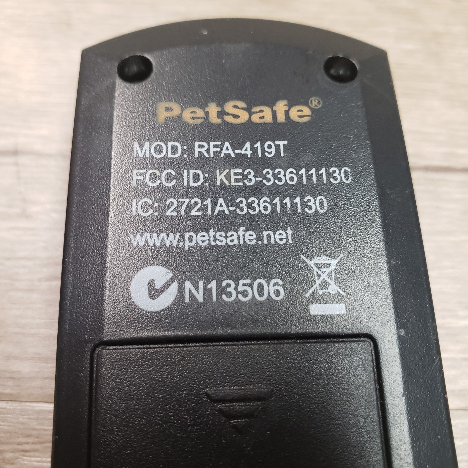 Petsafe Wireless RFA-419T Remote Control Transmitter with Battery-Tested