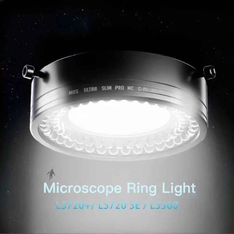 Eliminate Reflections Ring Light w Polarized Ring f Stereo Microscope PCB Repair
