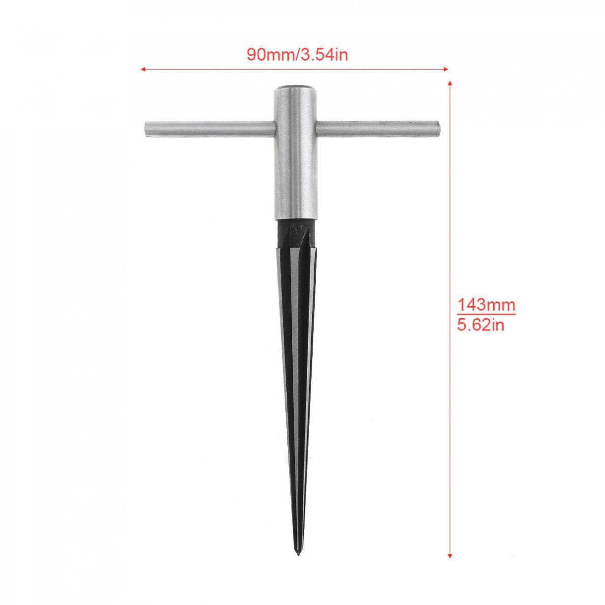 3-13mm Bridge Pin Hole Reamer Tapered 5-degree 6 Fluted Acoustic Guitar