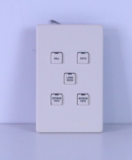 Savant 5 Button Metro KMC Keypad Dimmer (Almond) LiteTouch