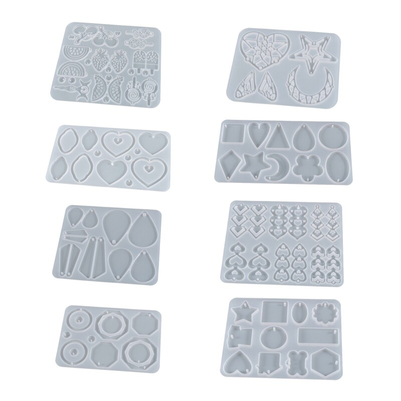 Fruit Shaped Resin Molds for DIY Women Earrings Resin Jewelry Pendant Craft