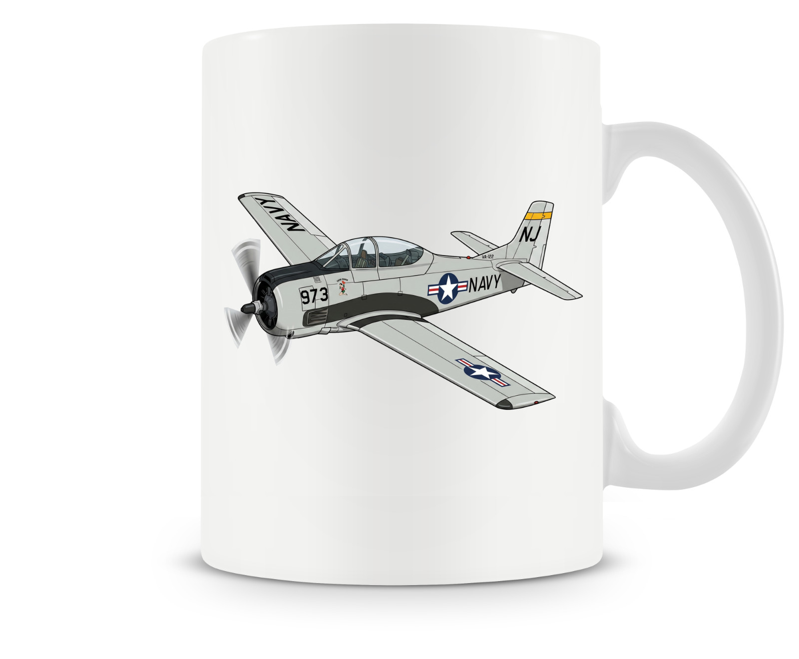 North American  T-28 Trojan Ceramic Coffee Mug - 15oz.