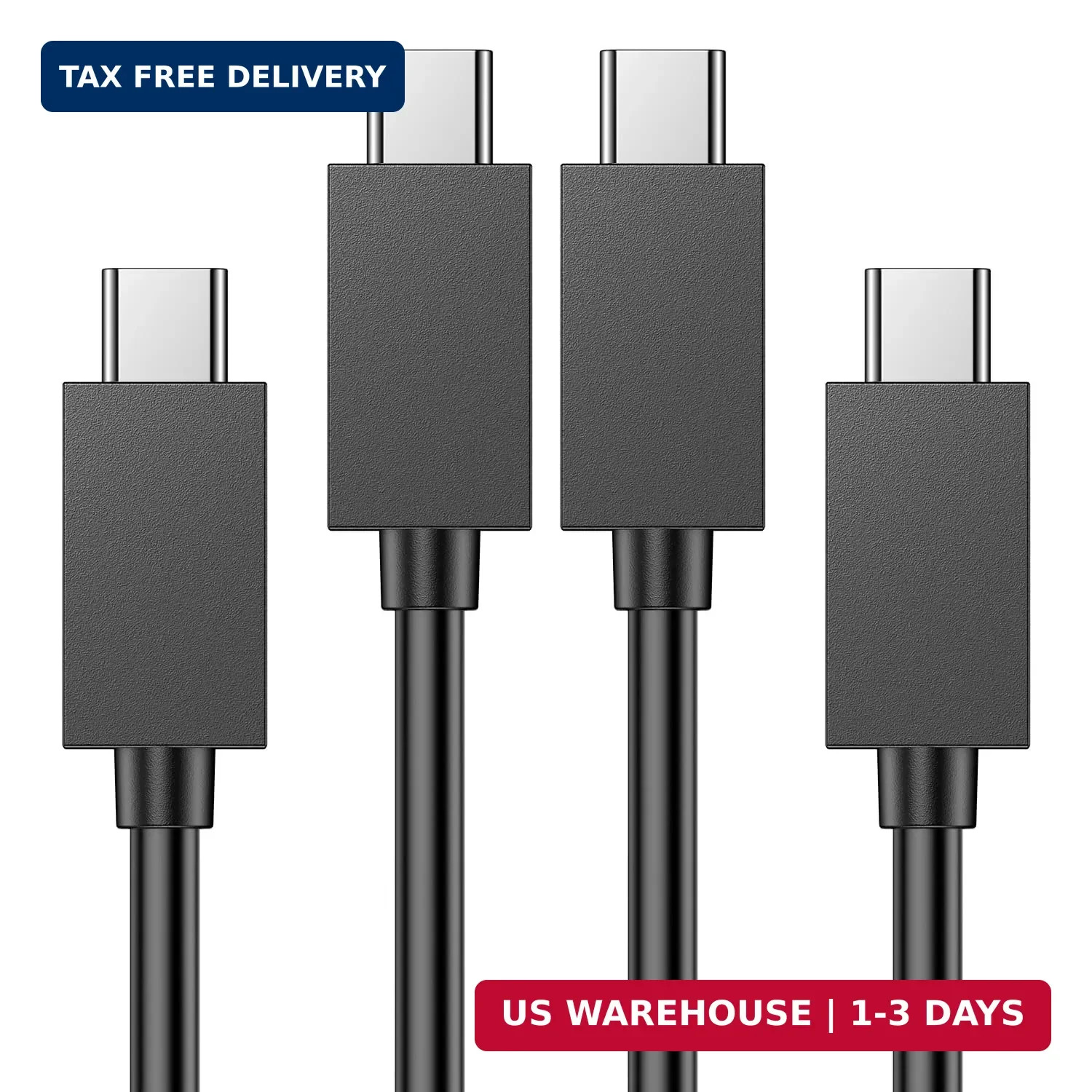 PS5 Controller Charger – 2 Pack 5FT OEM Original 3A Fast Charging Cable USB C to